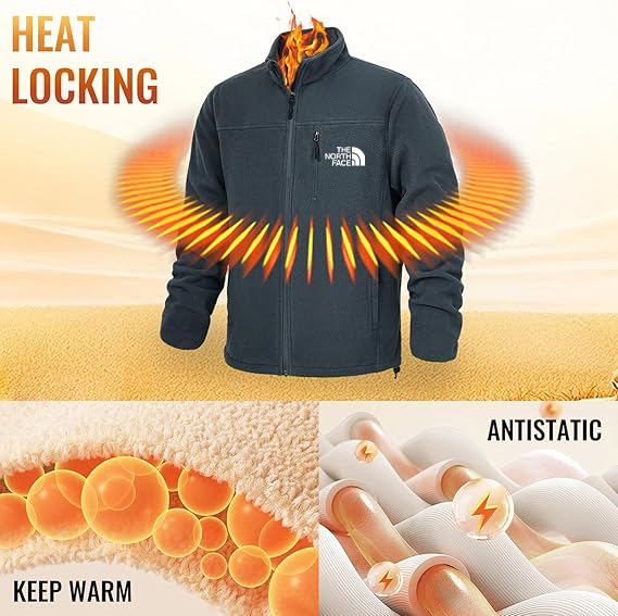 The Nokdjrth Face-Men's Fleece Jacket