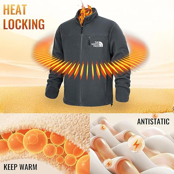 The Nokdjrth Face-Men's Fleece Jacket