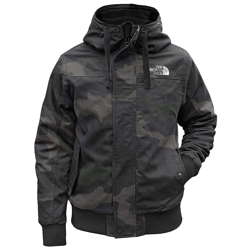 Men's Winter Jacket with Lining Hooded Parka