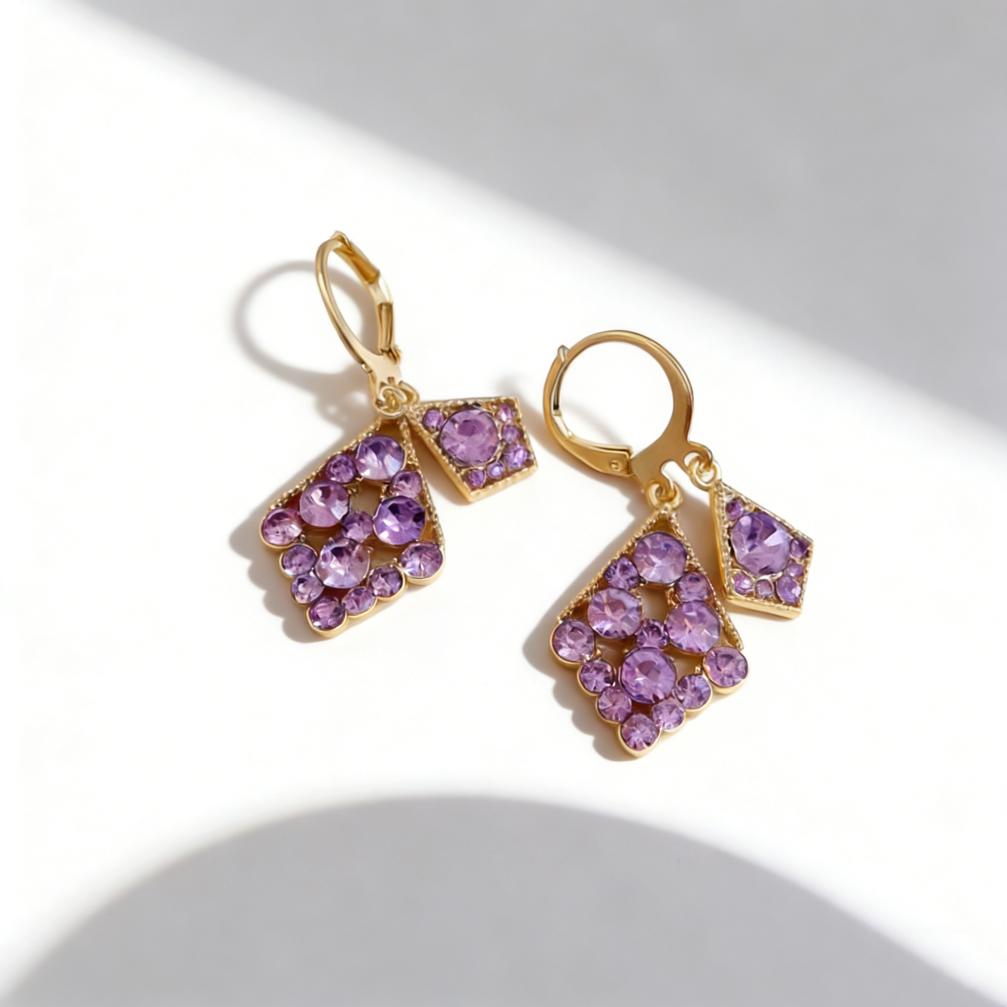 Elegant Double-Layered Leaf Earrings