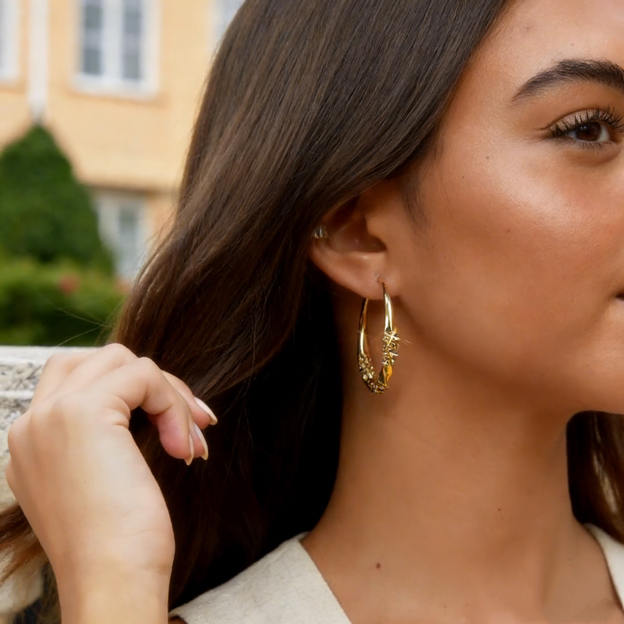 Elegant Classic Hoop Earrings