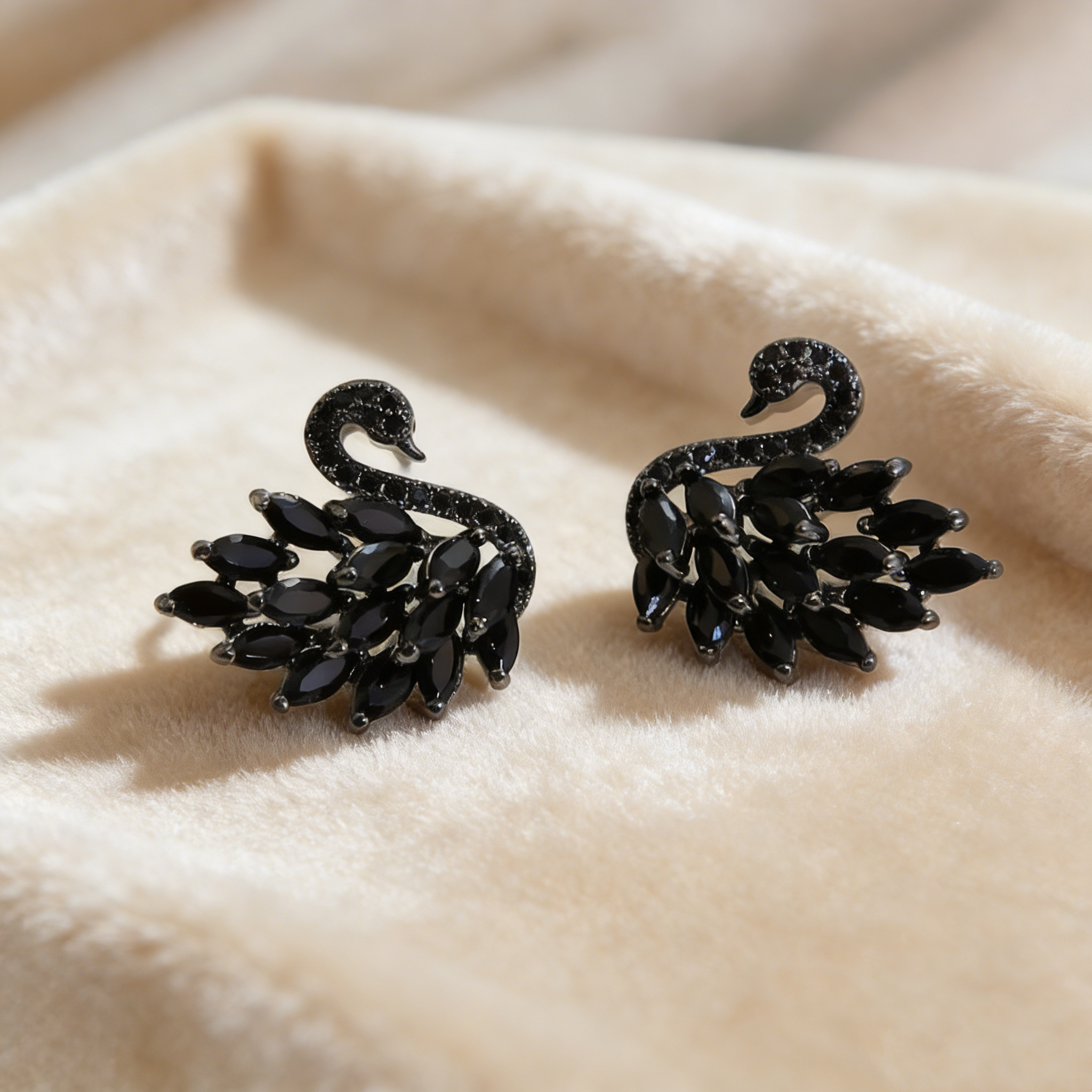 Elegant Swan Earrings