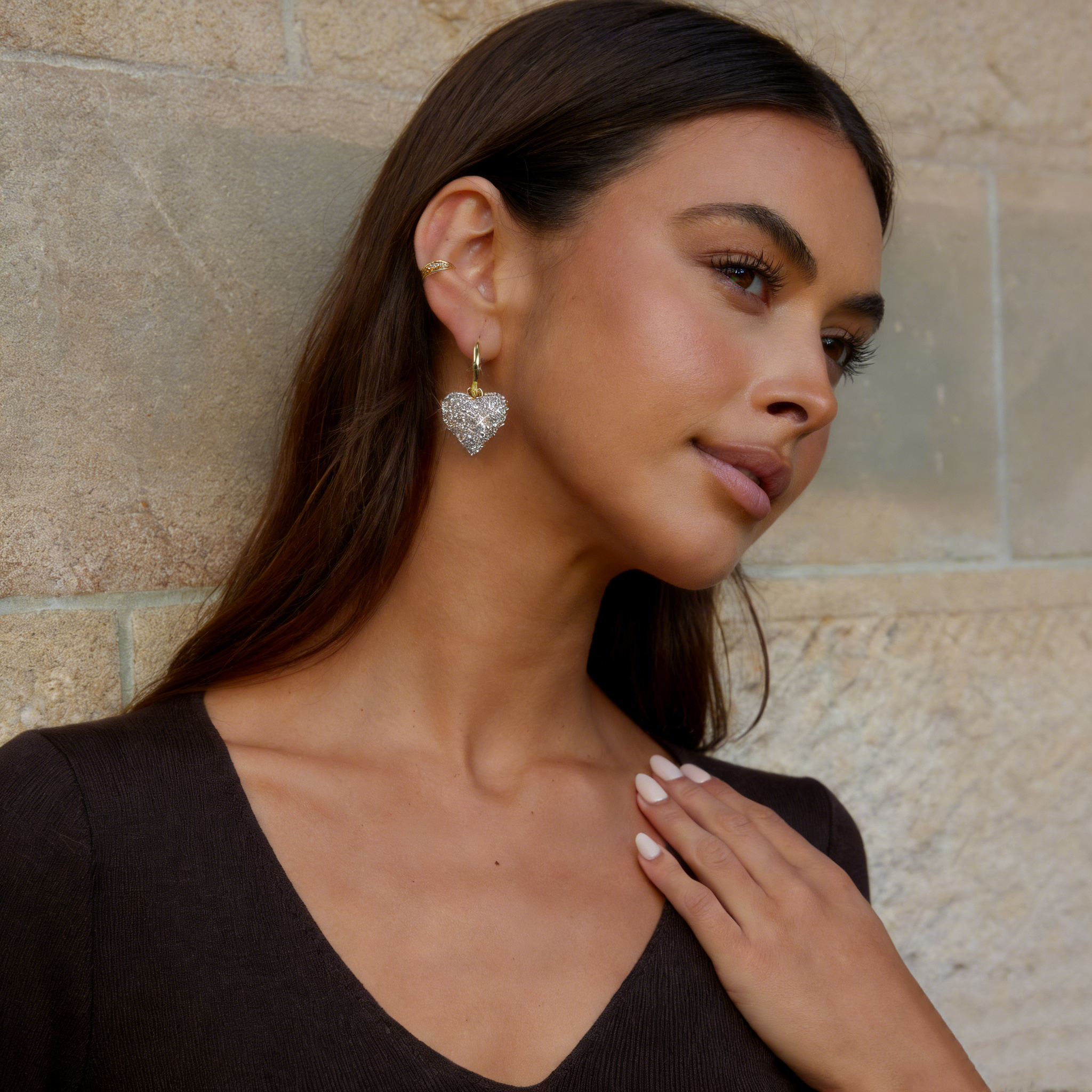 Eternal Classic Heart Earrings