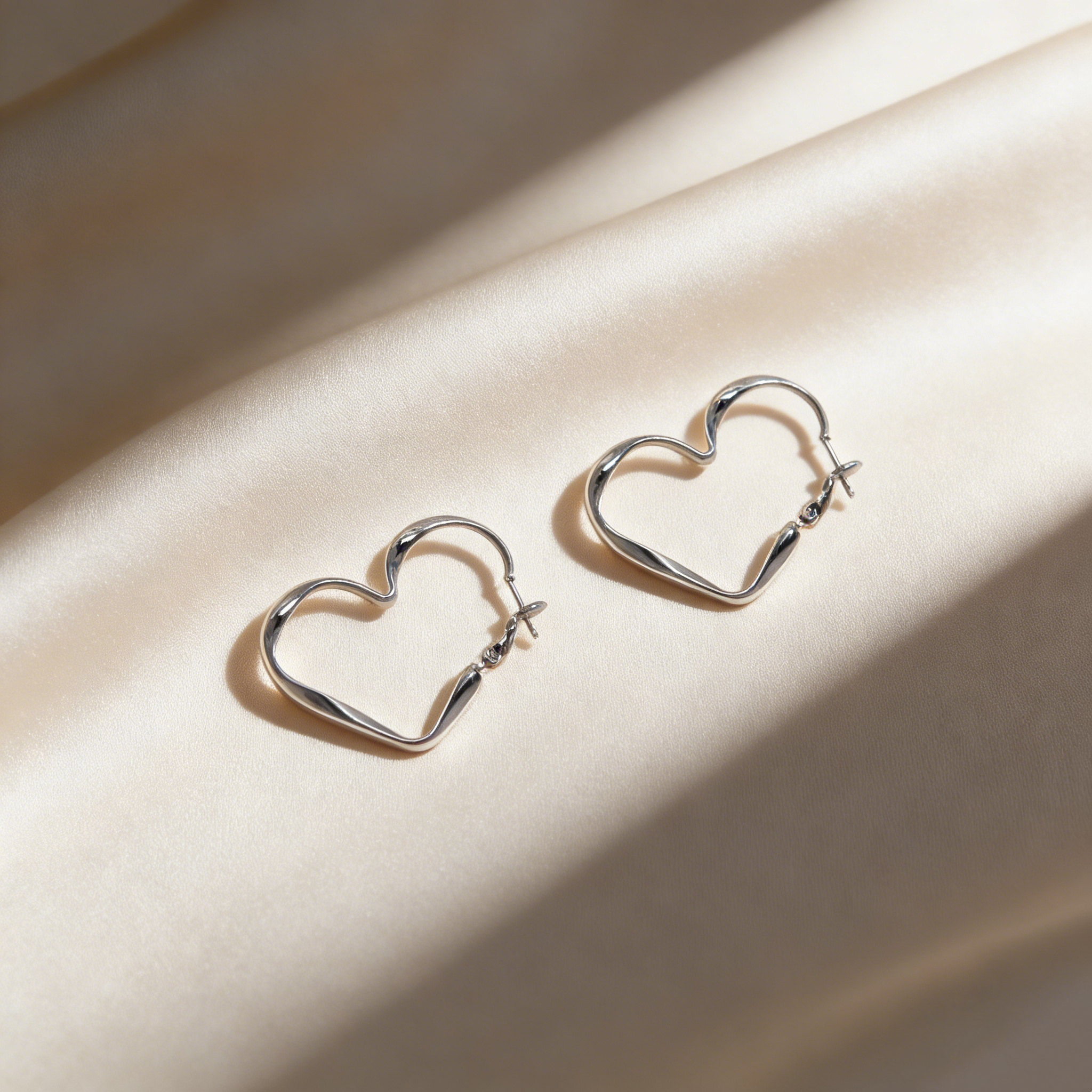 Elegant Irregular Heart Earrings