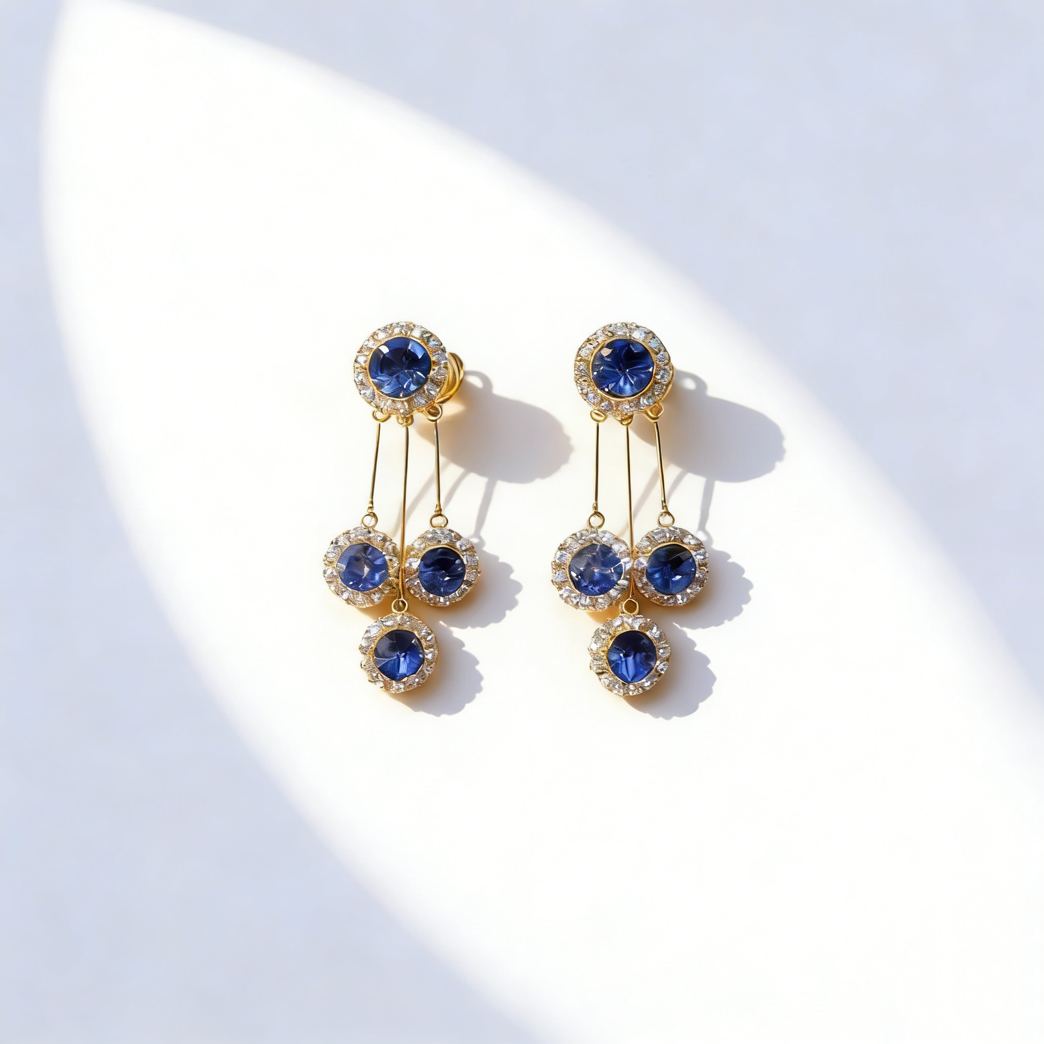 Flower clusters Tassel Earrings