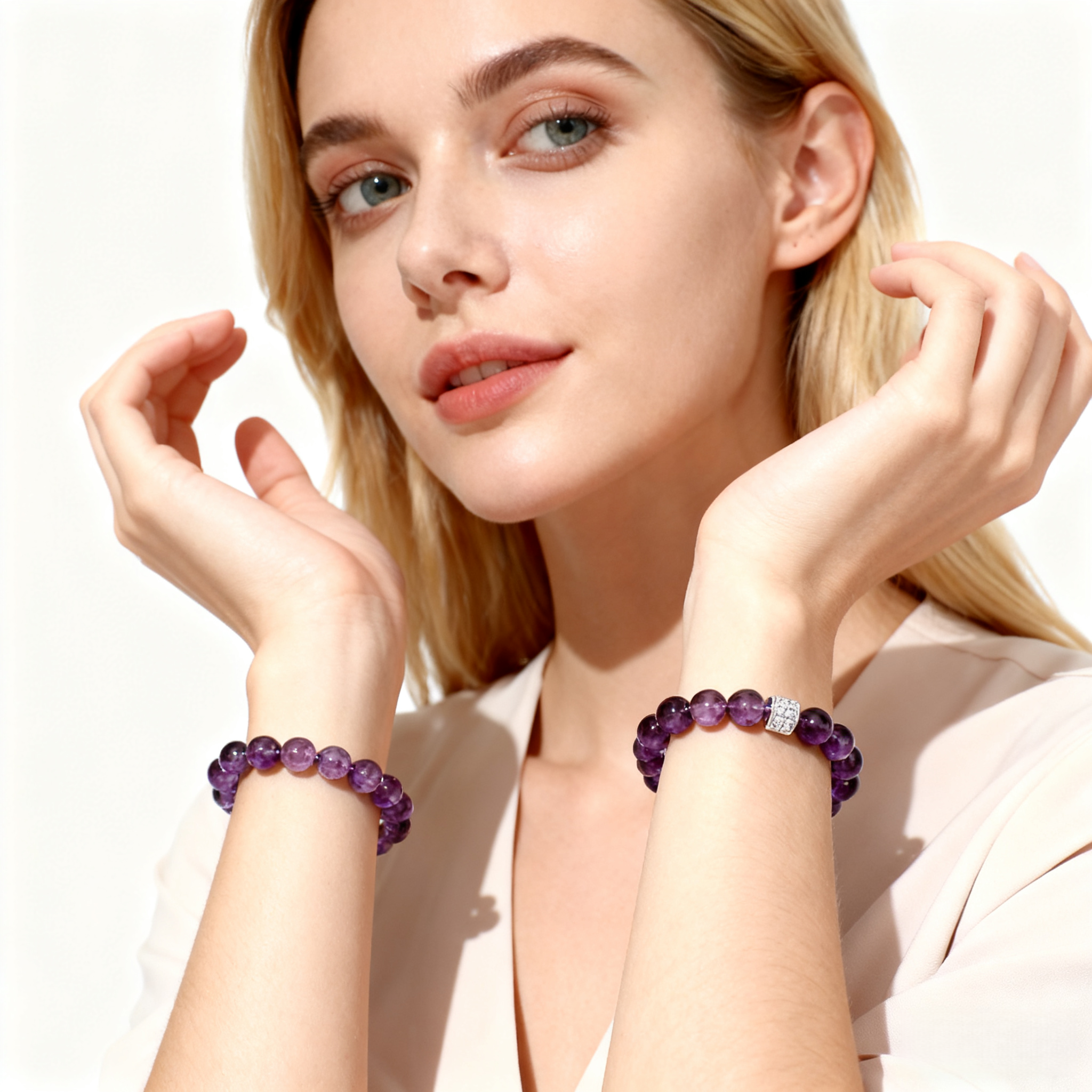 Natural Amethyst Lucky Bracelet