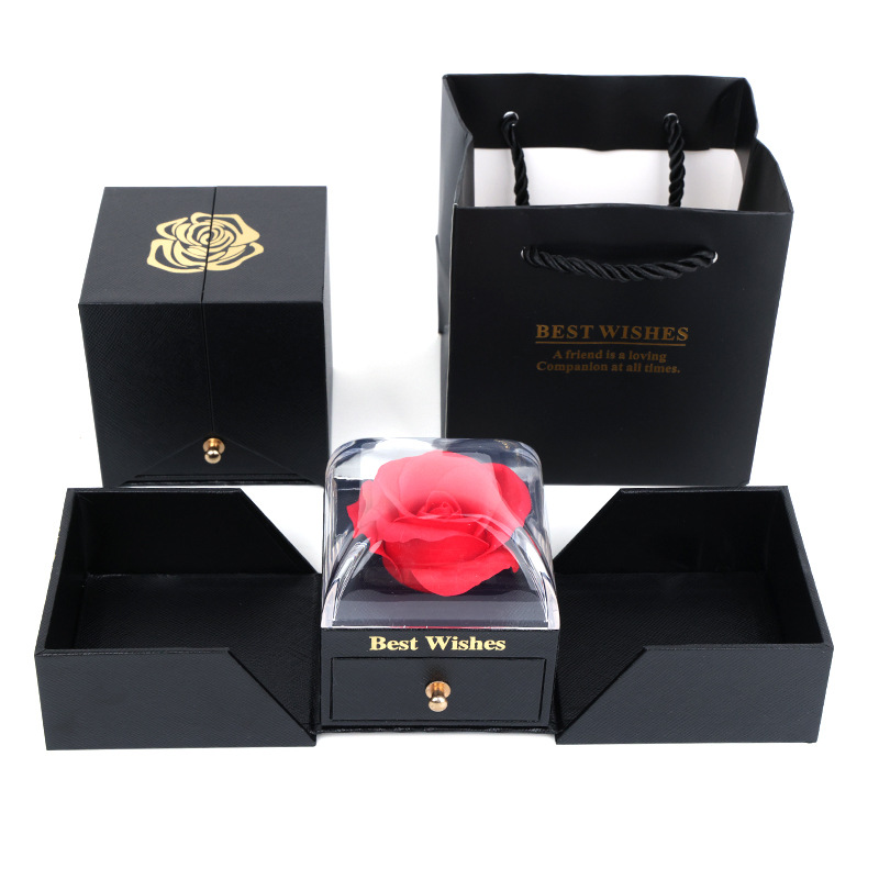 Double-Opening Forever Rose Gift Box