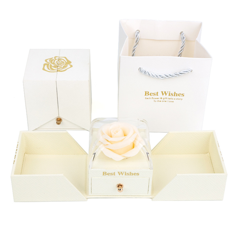 Double-Opening Forever Rose Gift Box