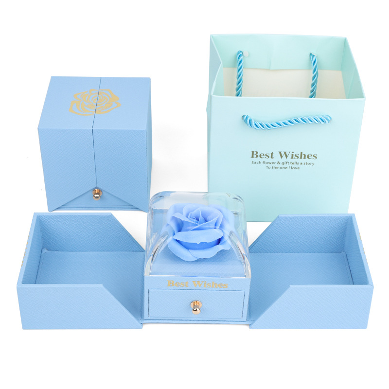 Double-Opening Forever Rose Gift Box