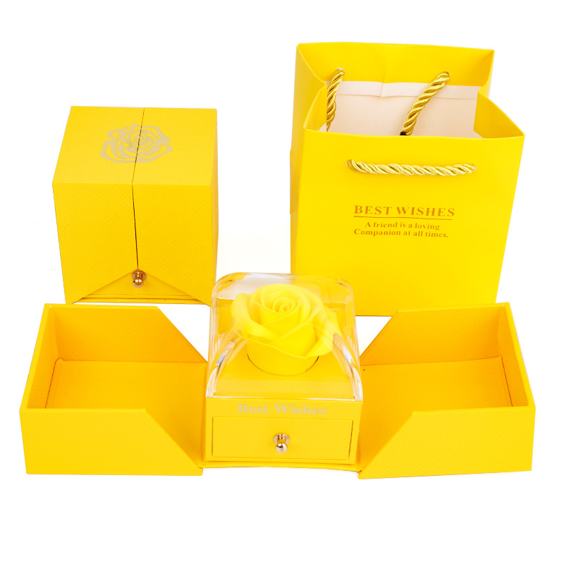 Double-Opening Forever Rose Gift Box