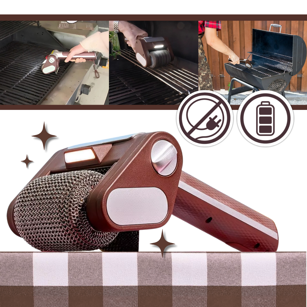Turbo Cleanse Grill Brush - Total Freedom - Ozerty