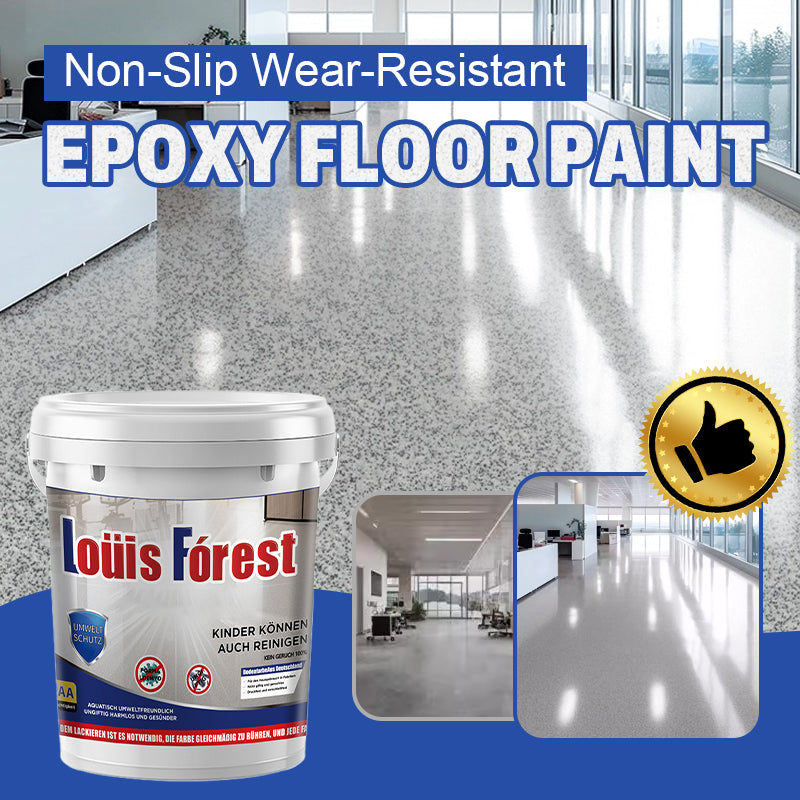 Waterproof and non-slip marble epoxy floor