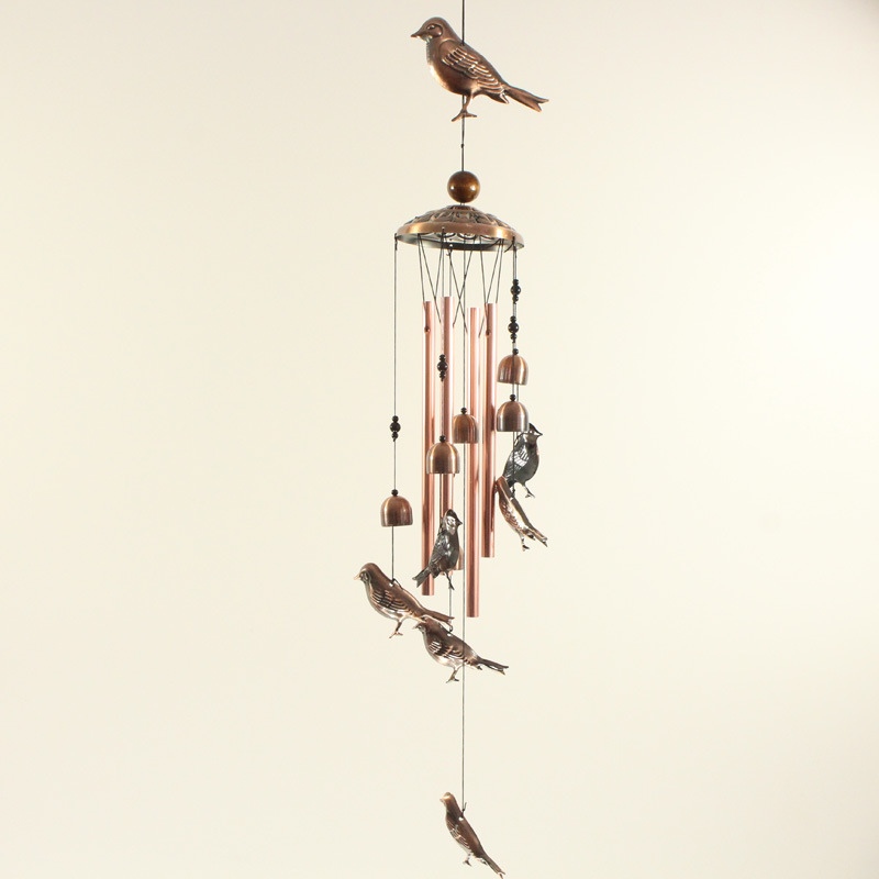 Pure hand-made Copper Horse wind chimes