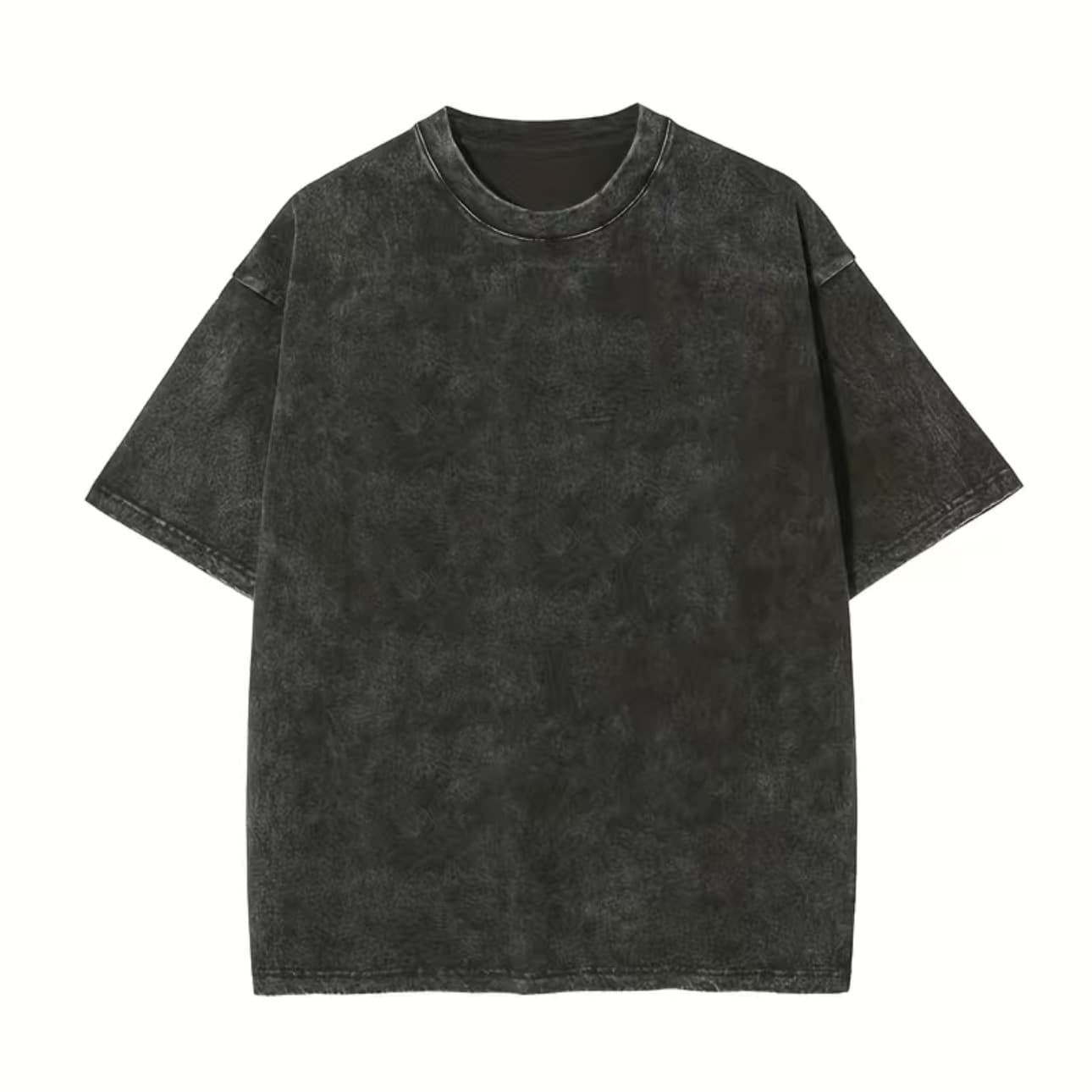 Lines of Life-Premium Acid wash drop shoulder T.shirt