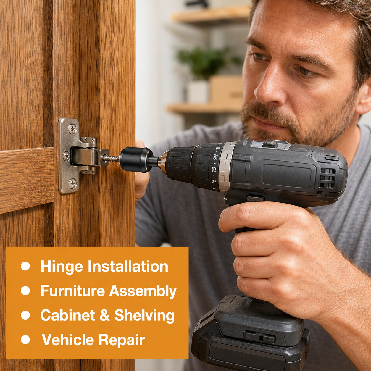 Universal Magnetic Screw Holder for Drill Bits and Screwdrivers
