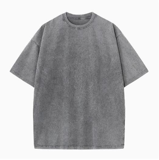 Lines of Life-Premium Acid wash drop shoulder T.shirt