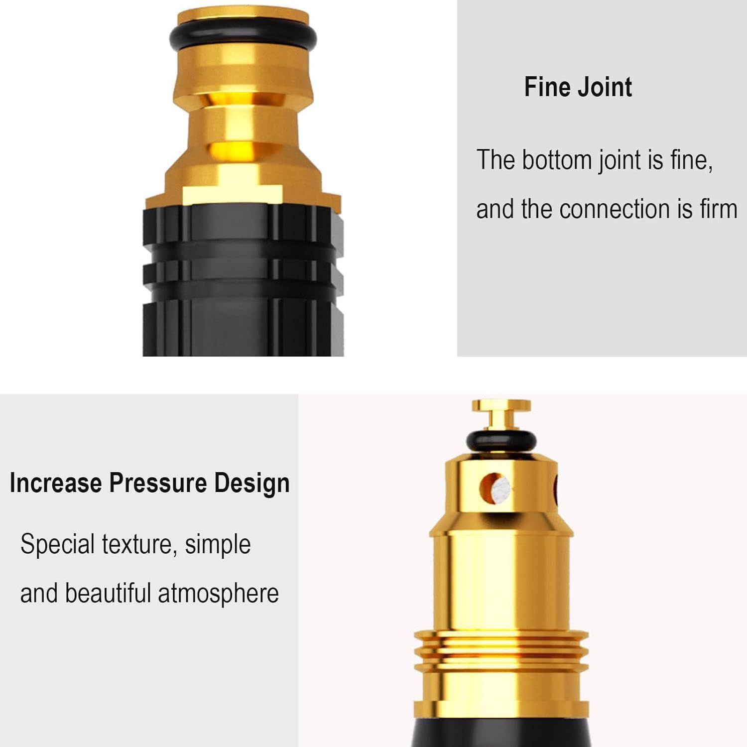 High-Pressure Water Spray Gun for garden, Car & Bike Wash – Adjustable Brass Jet Nozzle for 1/2 Hose Pipe