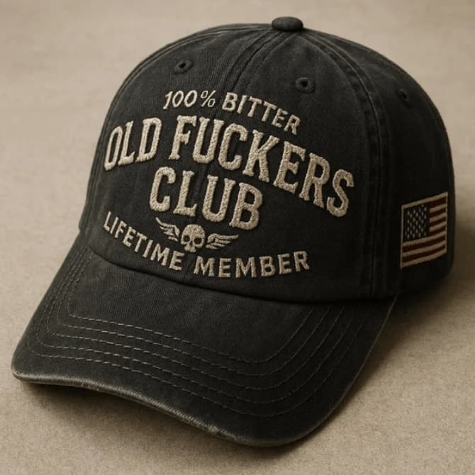 Vintage Old Timers Club Trucker Hat