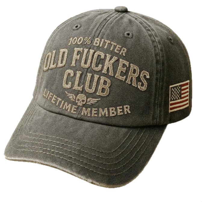 Vintage Old Timers Club Trucker Hat