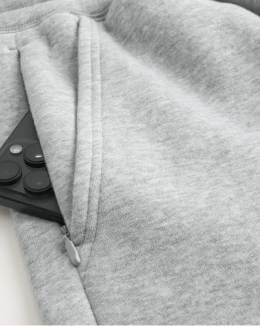 At-the-Knee Baggy Fleece Shorts
