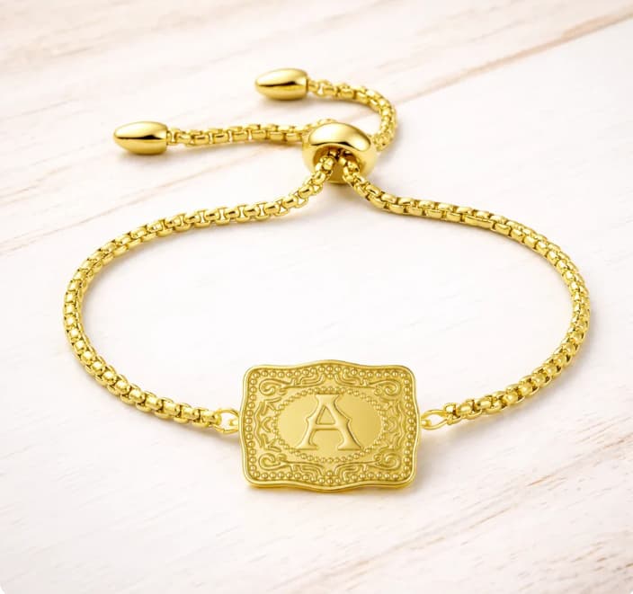 🏇Custom Name Initial Bracelet – Perfect Gift Idea