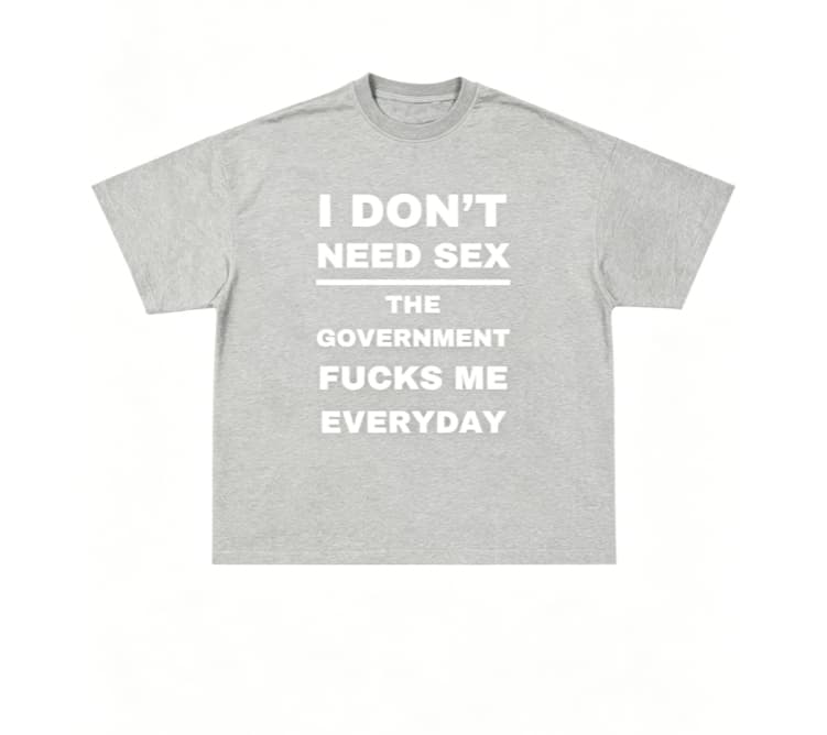 I Don't Oversized Tshirt