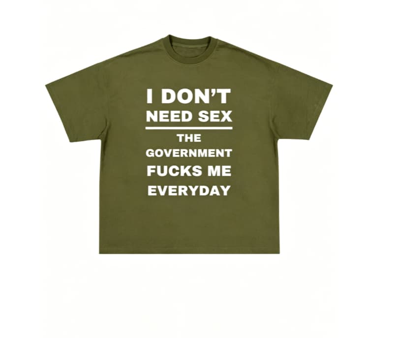 I Don't Oversized Tshirt