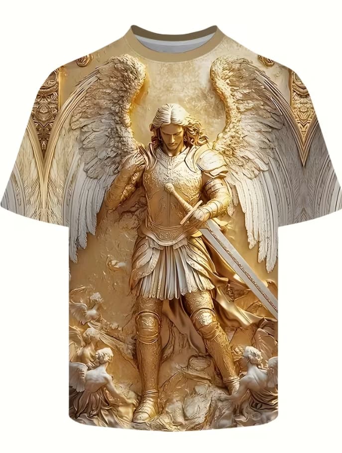 [Printed Design – Not Textured]-3D Novelty T-Shirts for Men