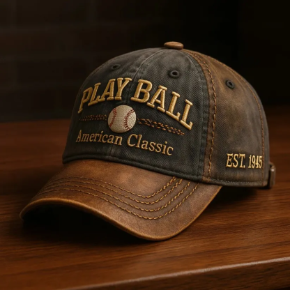🔥LAST DAY 49% OFF-Play Ball – American Classic Baseball Cap (BUY 2 FREESHIPPING)