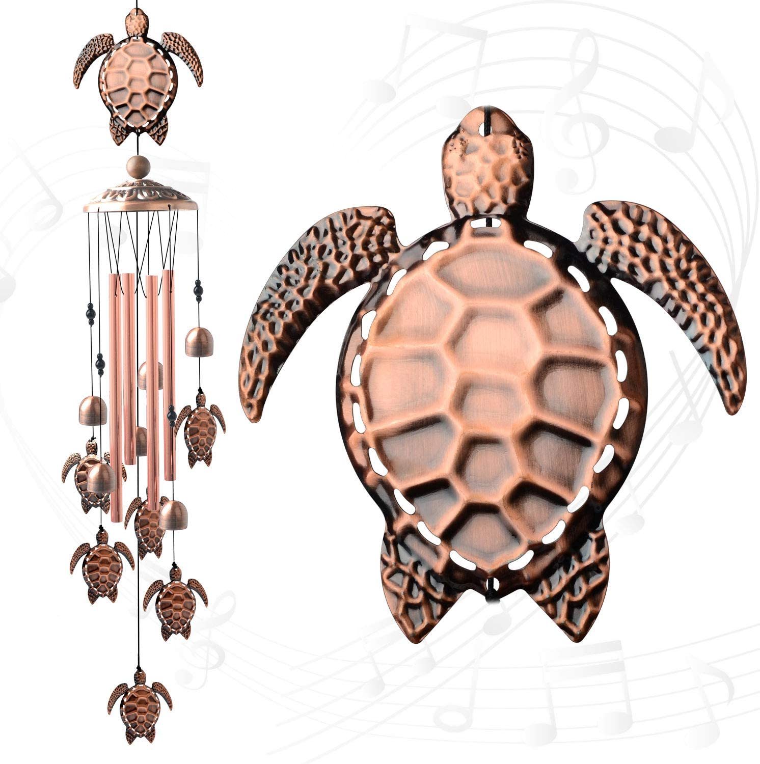 Pure hand-made Copper Horse wind chimes(   )