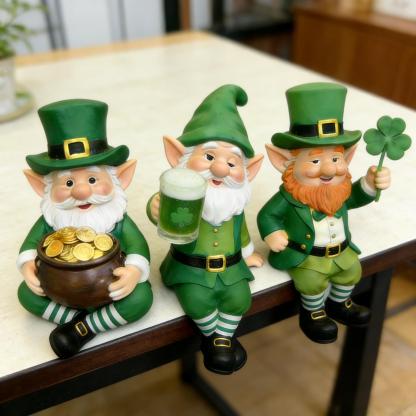 🍀🍺 St. Patrick’s Day Leprechaun Figurines – Bring Irish Luck & Cheer to Your Home