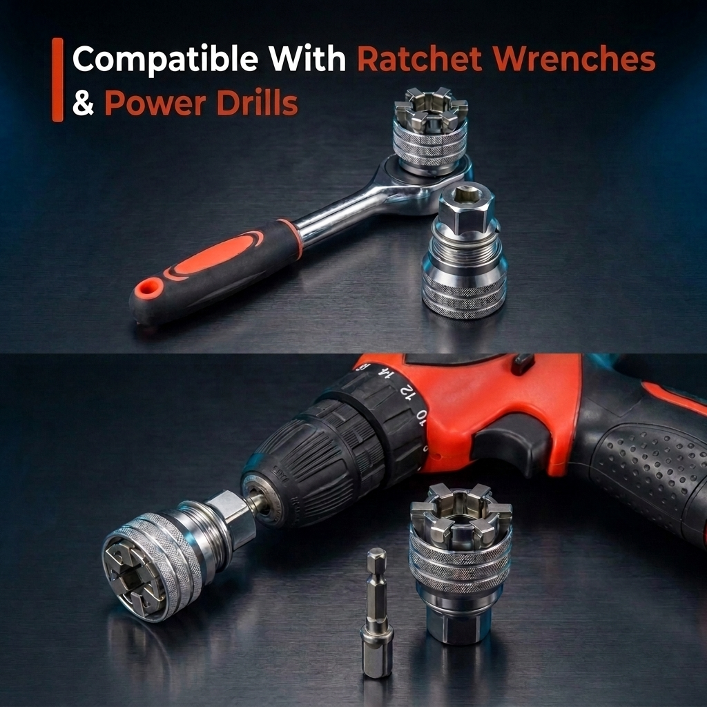 Hexa Socket™ Wrench Tool
