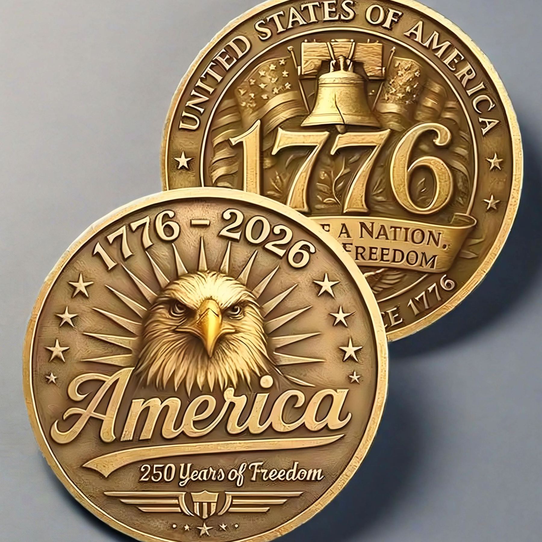 America 250th Anniversary Commemorative Coin — “Celebrating Freedom & Unity” 🇺🇸