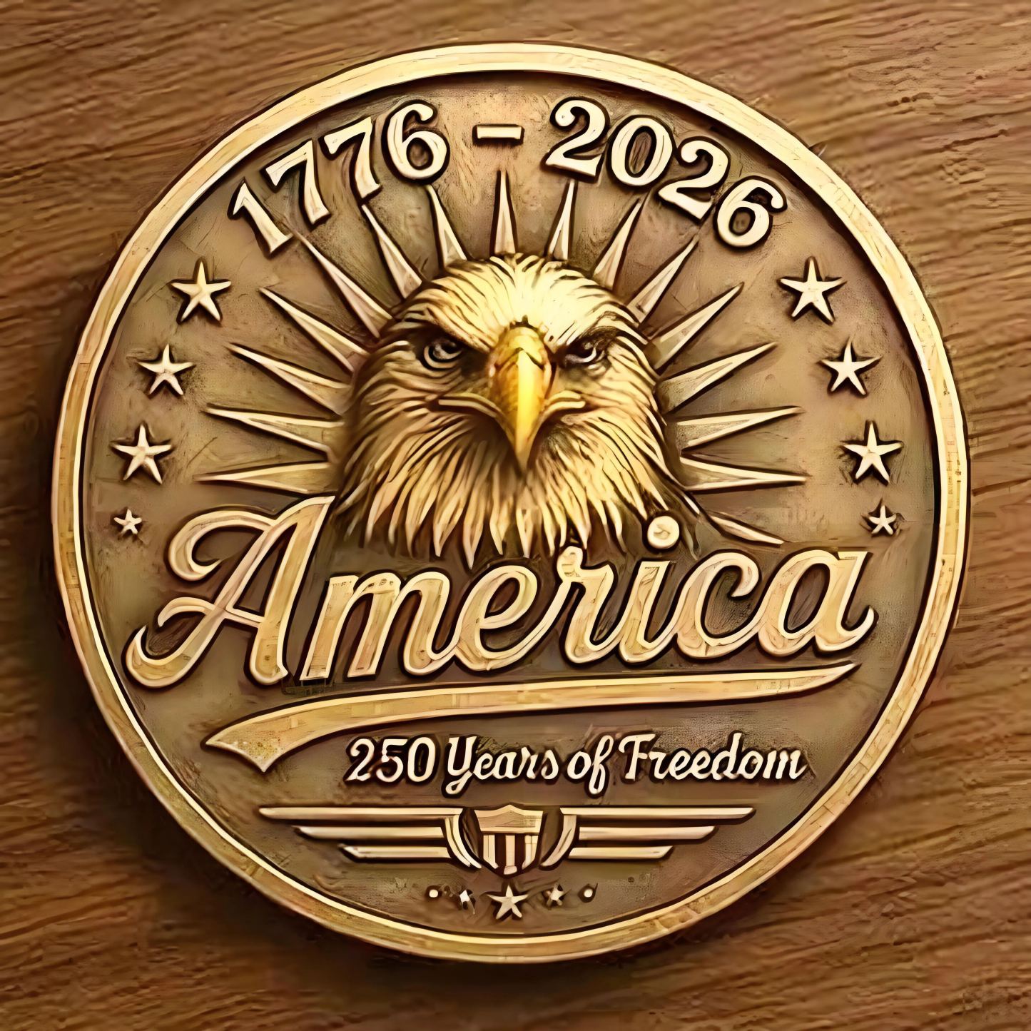 America 250th Anniversary Commemorative Coin — “Celebrating Freedom & Unity” 🇺🇸