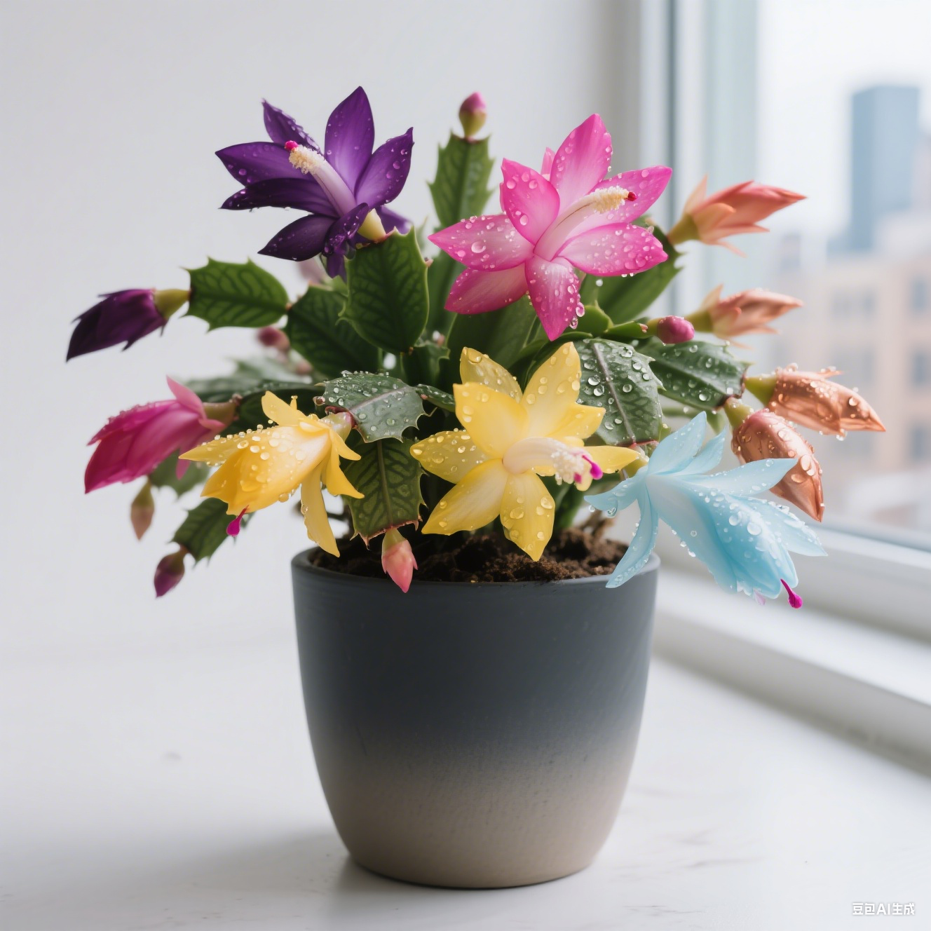 🦀Schlumbergera-Zwiebeln in verschiedenen Farben – Pflegeleichte Blüten in allen Farbtönen, sogar im Winter ❄️🌈