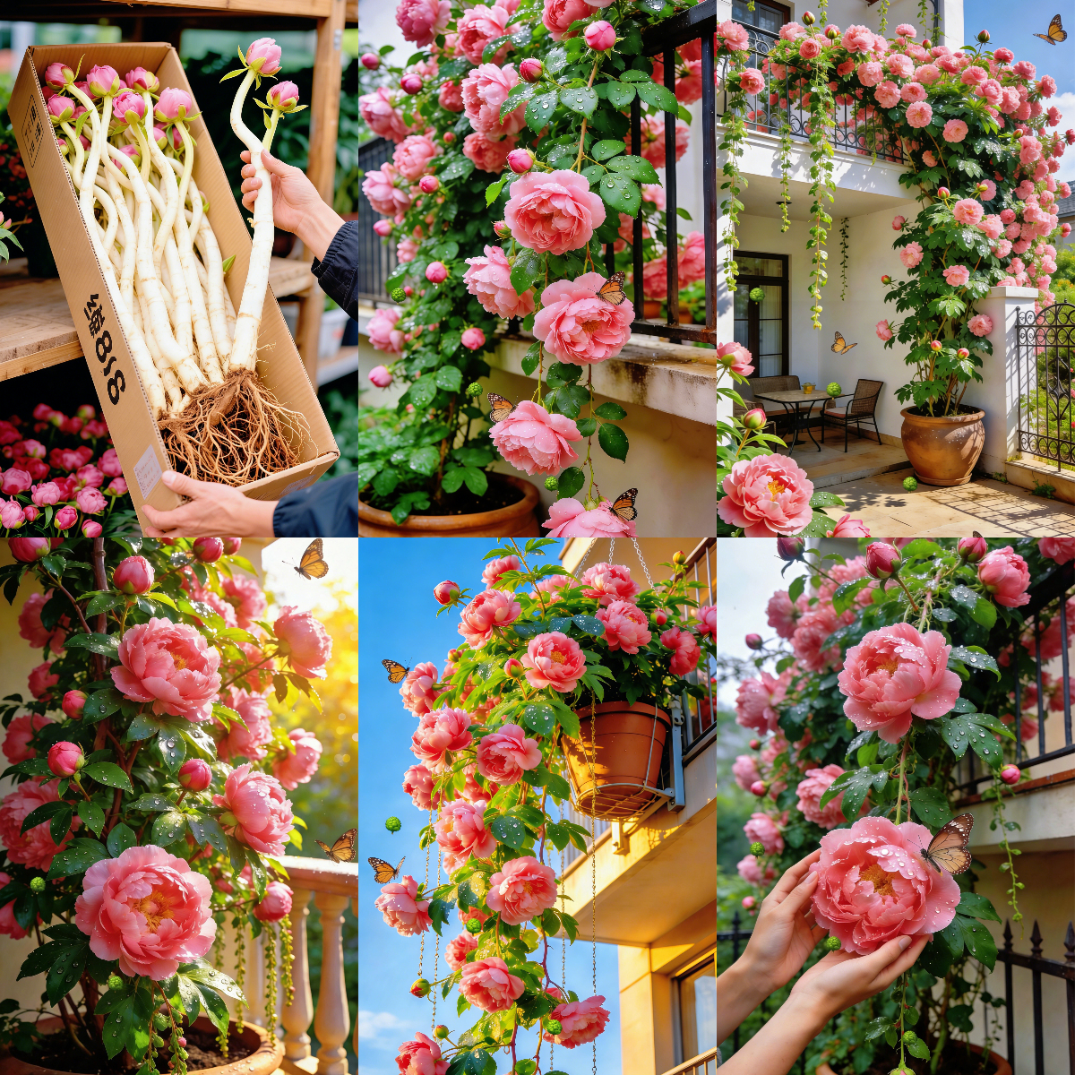 🌸 Double Climbing Peony Vine Hardy Perennial Garden Climber for Indoor & Outdoor Beauty