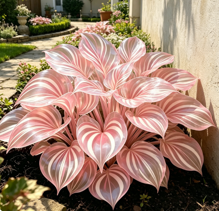 💎 Seltene, mehrfarbige Opal-Funkiensamen – Schimmerndes Laub für elegante Schattengärten 🌿
