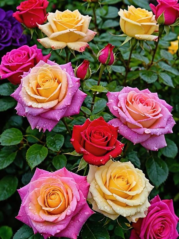 Rosensamenmischung (200 Samen) – Alte und seltene Sorten für den Hausgarten, gentechnikfrei, pflegeleichte, wunderschöne, mehrjährige Blumen