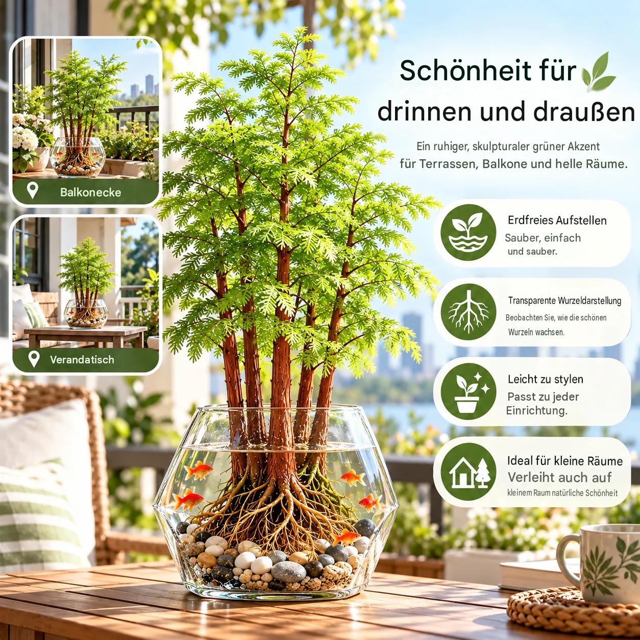 🌿 Hydroponische Urweltmammutbaumzwiebeln - Metasequoia glyptostroboides