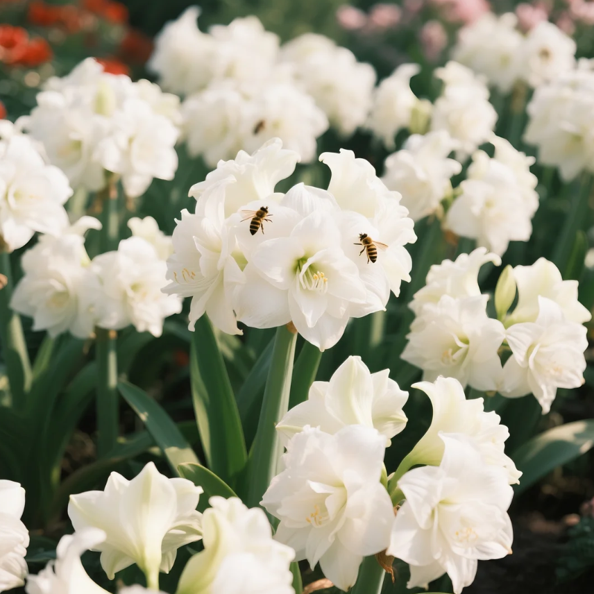 🌺Amaryllis-Zwiebeln mit doppeltem Duft – Blüte in 40 Tagen