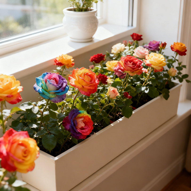 🌹Seltene, erbliche Regenbogenrosensamen