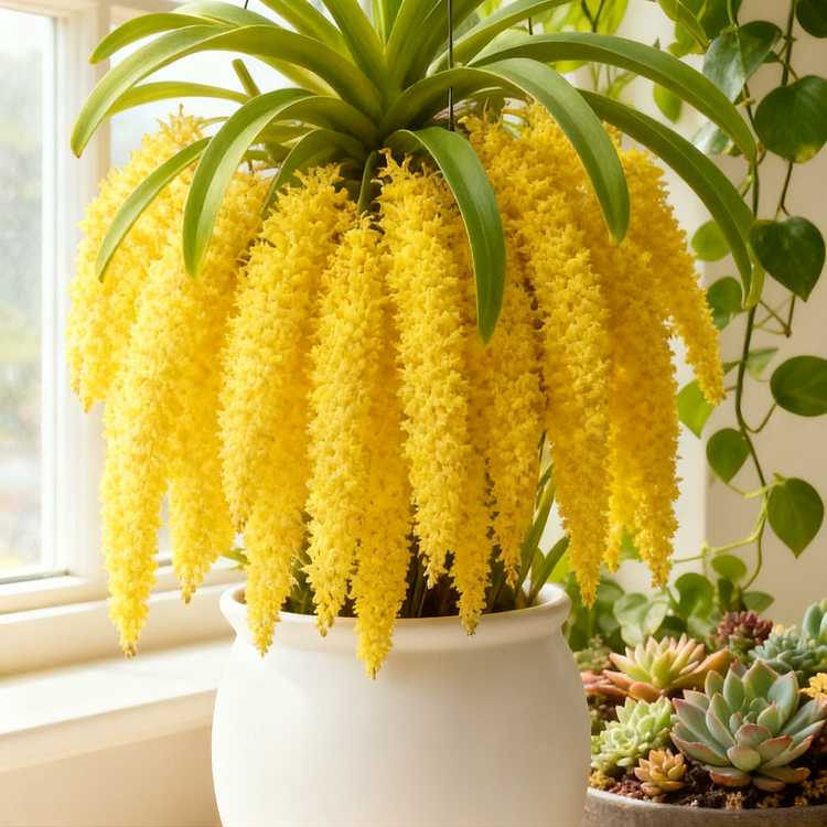 🦊🌿 Foxtail Orchid – Bringing Softness, Freshness, and Warmth to Life