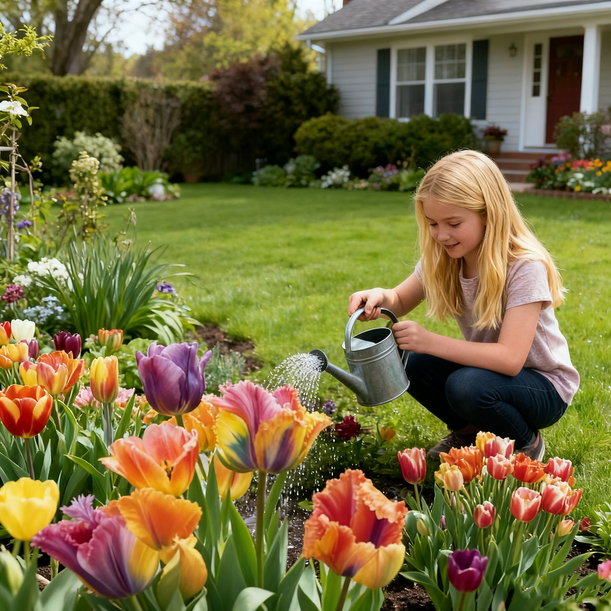 🌷Bunte Papageientulpenzwiebeln – die seltenste Tulpe der Welt
