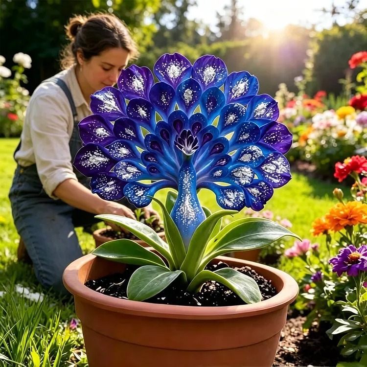 🌈 Regenbogen-Pfauenblumenzwiebel – Erschaffe deinen magischen Gartenstar