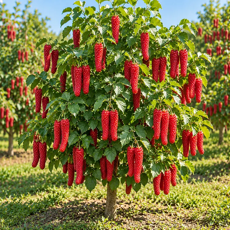🌳 Seltener, riesiger roter und schwarzer Maulbeerbaum 🌿