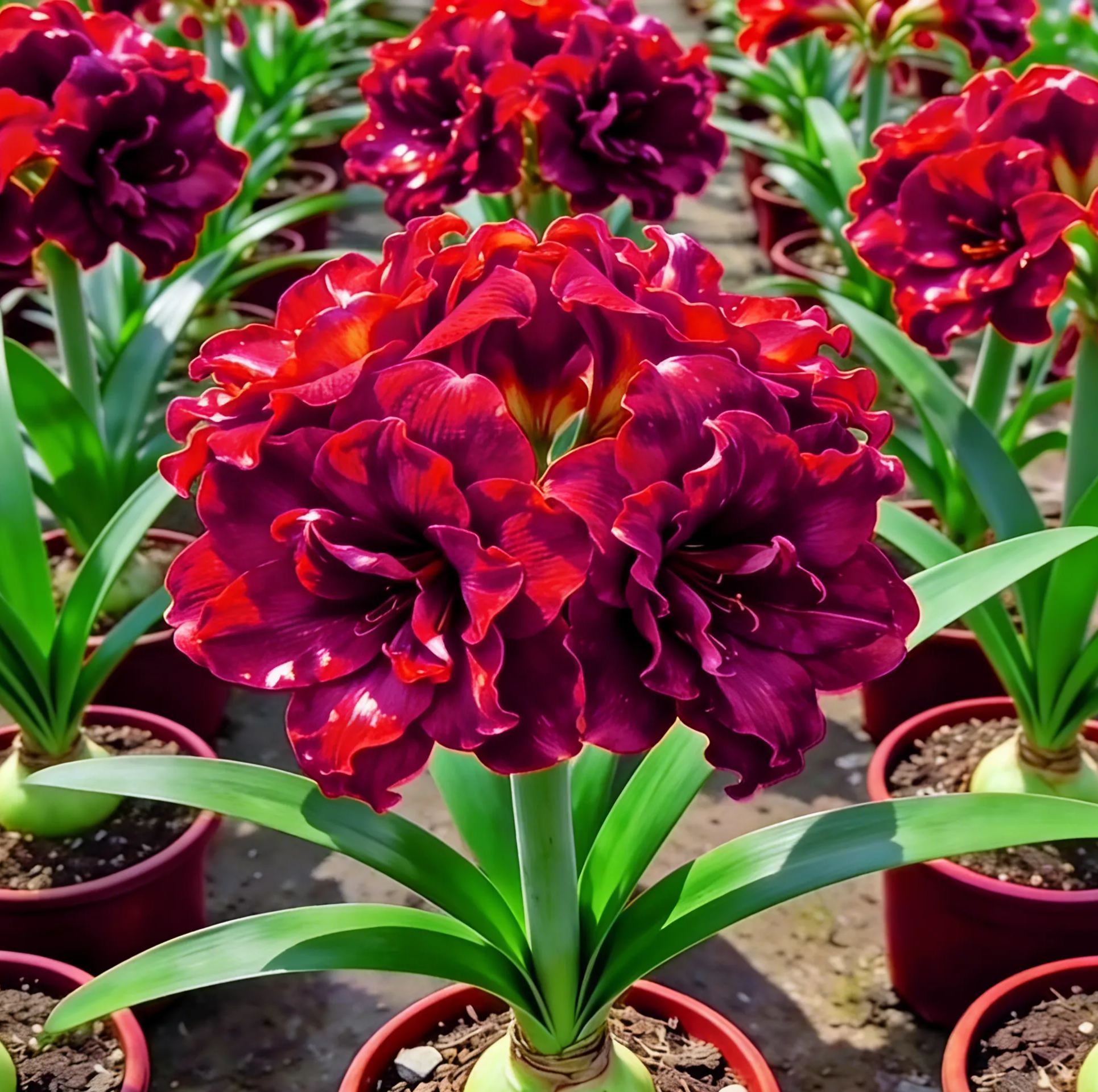 🌺Double-Petaled Perfume Amaryllis Bulbs