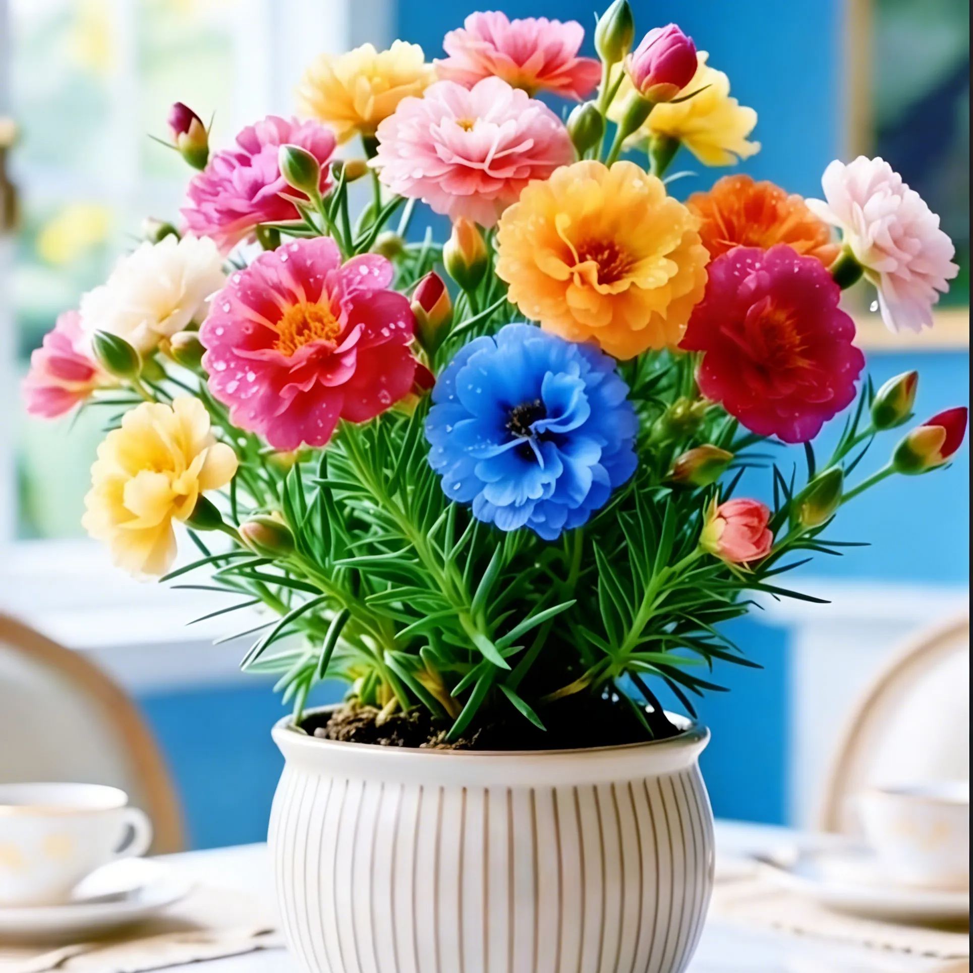 🌼Double Petal Moss Roses - Muti-Color Sunflower Seeds