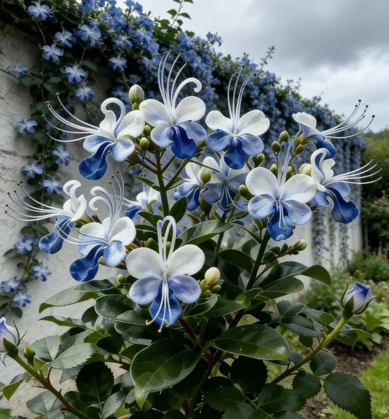 BLAUE SCHMETTERLINGSBLUME 💙🦋EINFACH