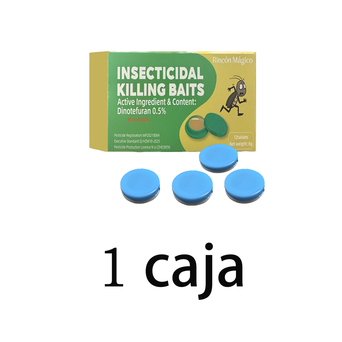 MoonSpry Roach Repellent, Kit de Control de Plagas: Gel Cebo para Cucarachas de Alta Potencia, Elimina Infestaciones en Interiores y Exteriores, Multisuperficies