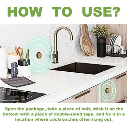 MoonSpry Roach Repellent, Domestic Dormitory Kitchen Powerful Cleaning Cockroach Exterminator Cockroach Gel Bait Pest Control Kit Rodent Repellent Pouches for Indoor & Outdoor Multi-Surface Microfiber Floor Mop roach killer indoor infestation